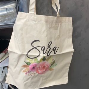 Sara Floral Tote Bag